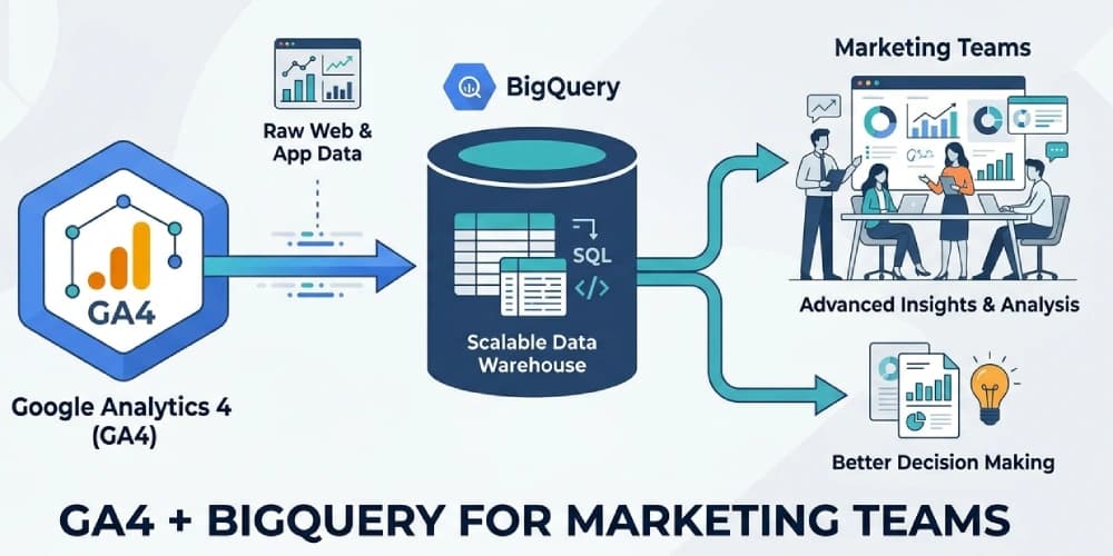GA4 + BigQuery for Marketing Teams: When Native Reports Stop Being Enough